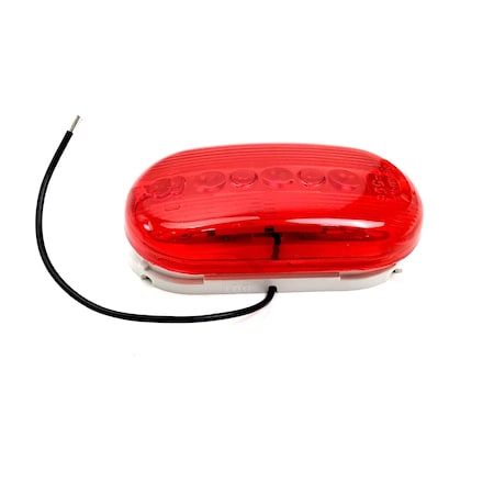 Truck-Lite Signal-Stat, Incandescent, Red Rectangular, 2 Bulb, Marker Clearance Light, P2, Bracket Mount,  1259-3